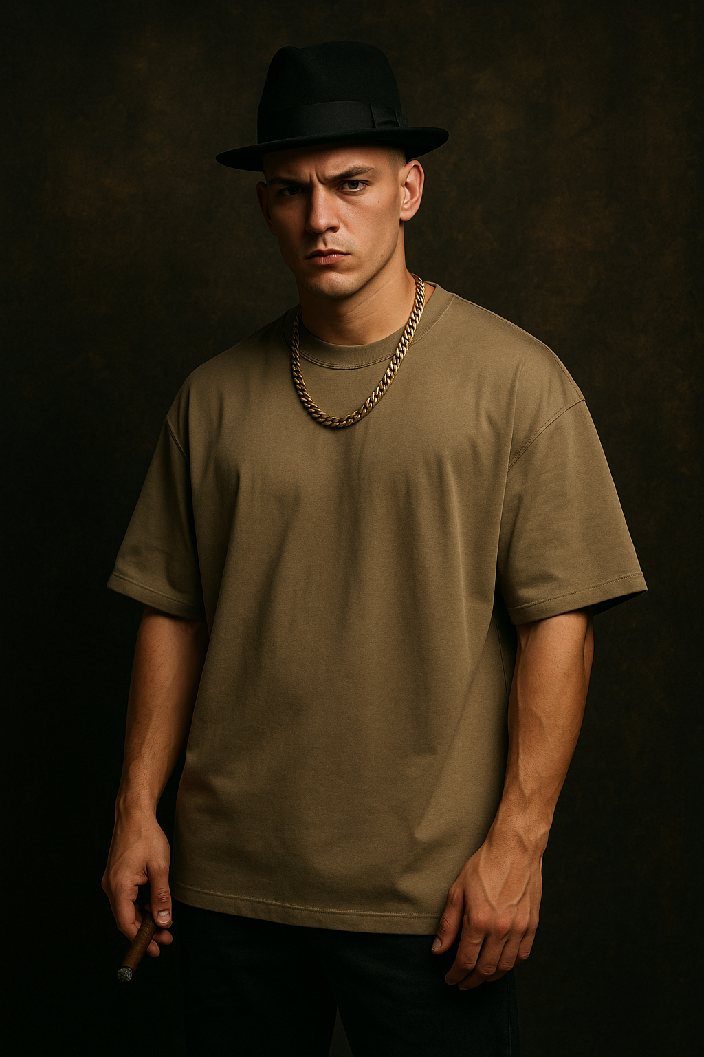 Playera 320 Gramos ¨khaki ¨